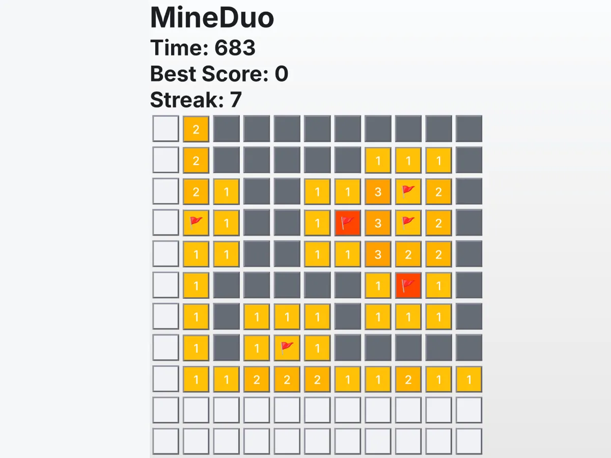 Screenshot of MineDuo.