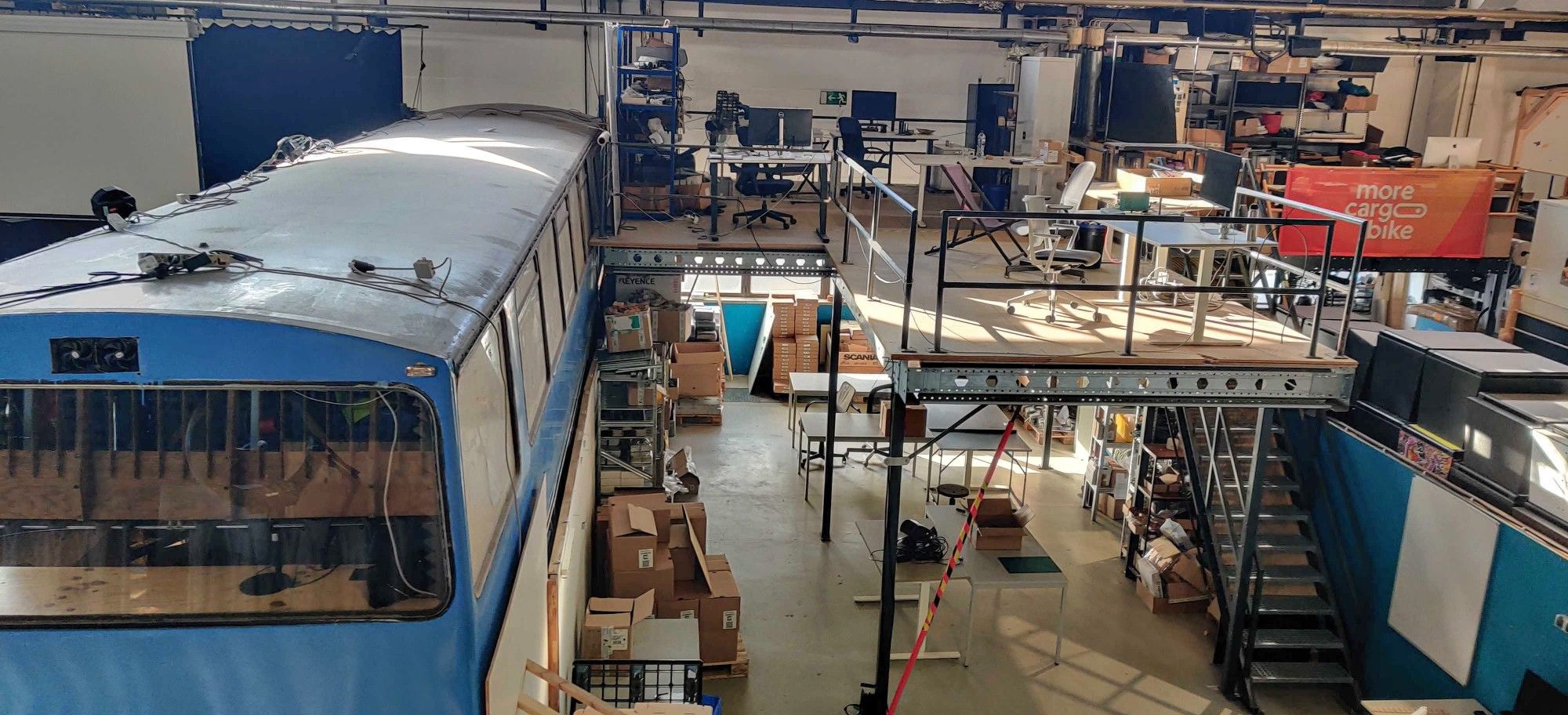 Interior of MotionLab.Berlin makerspace.