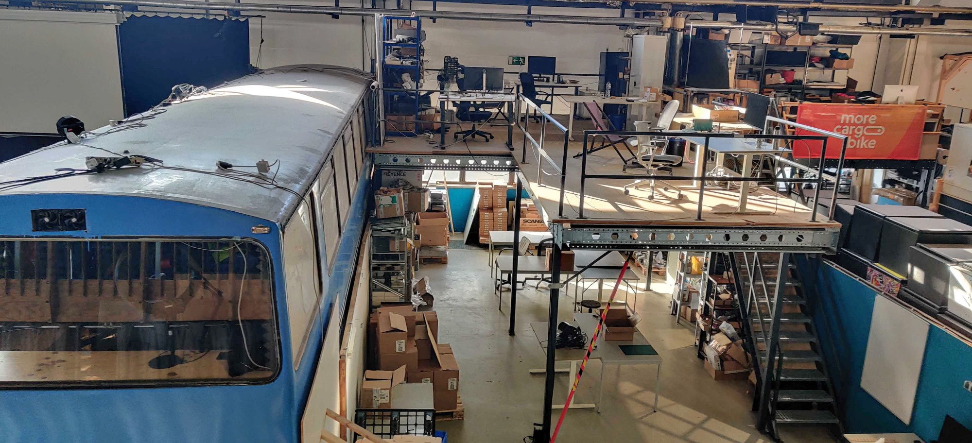 Interior of MotionLab.Berlin makerspace.