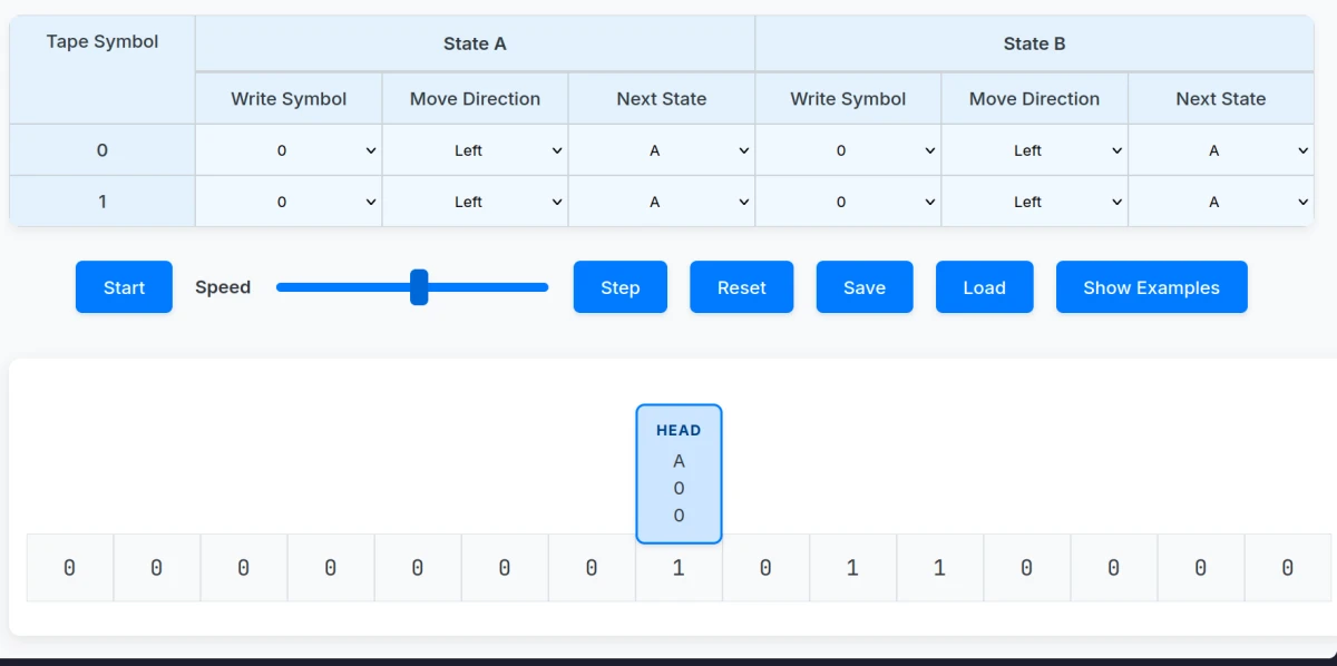 Turing Machine Simulator